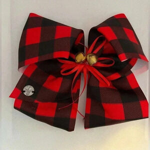 Christmas- Holiday little girls hair bow